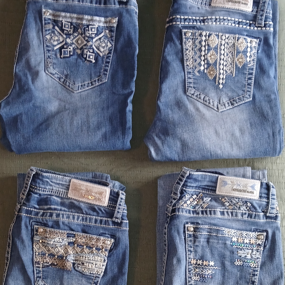 4 Pairs of Grace in LA Jeans